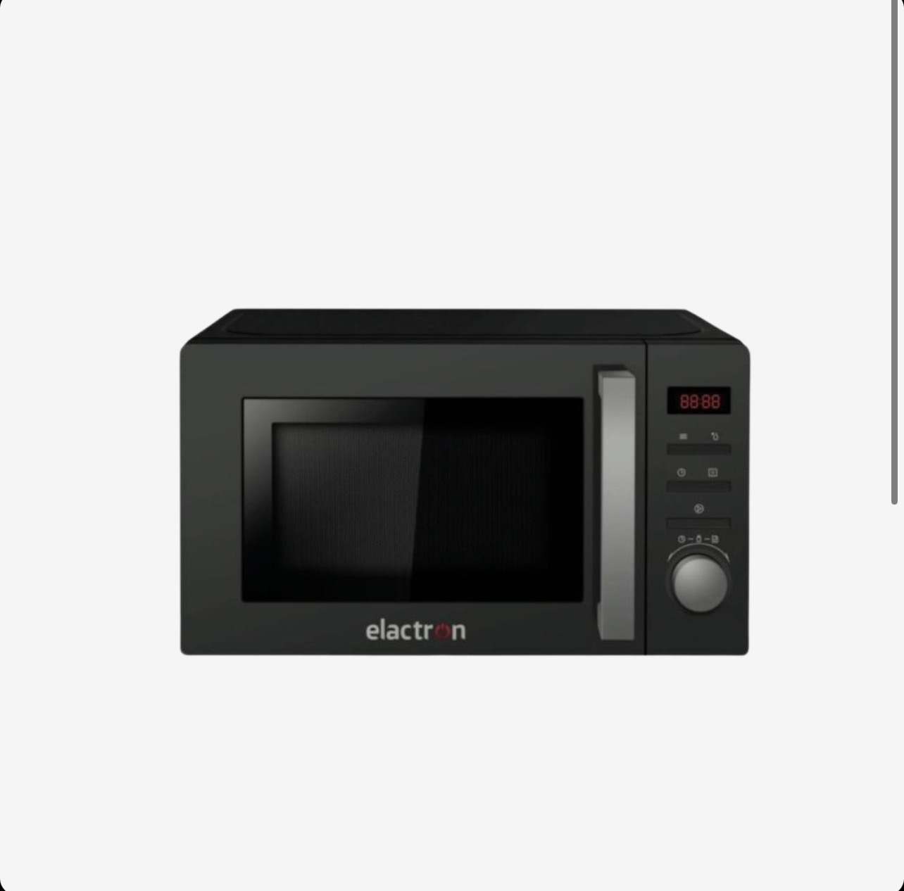 Micro-ondes MEL20MS – 20L, Noir